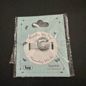 Lug Sparkle Charm with Rhinestones